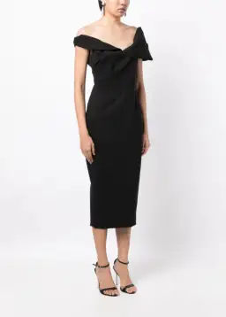 Rachel Gilbert Matteo Dress Black Size 6 / AU 18 for rent on The Volte - image 2