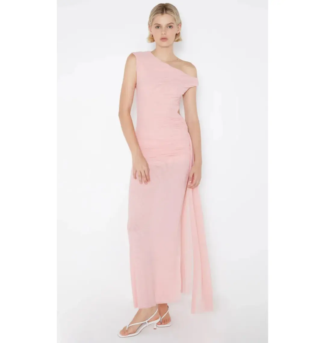 Bec & Bridge Victoria Asym Dusty Pink Size AU 8 for rent on The Volte - main image