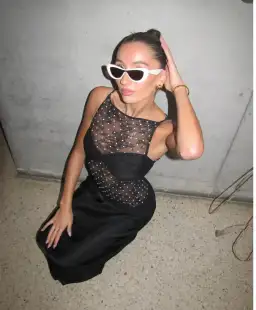 Pfeiffer Maxi Dress in Black Size AU 6 for rent on The Volte - image 4