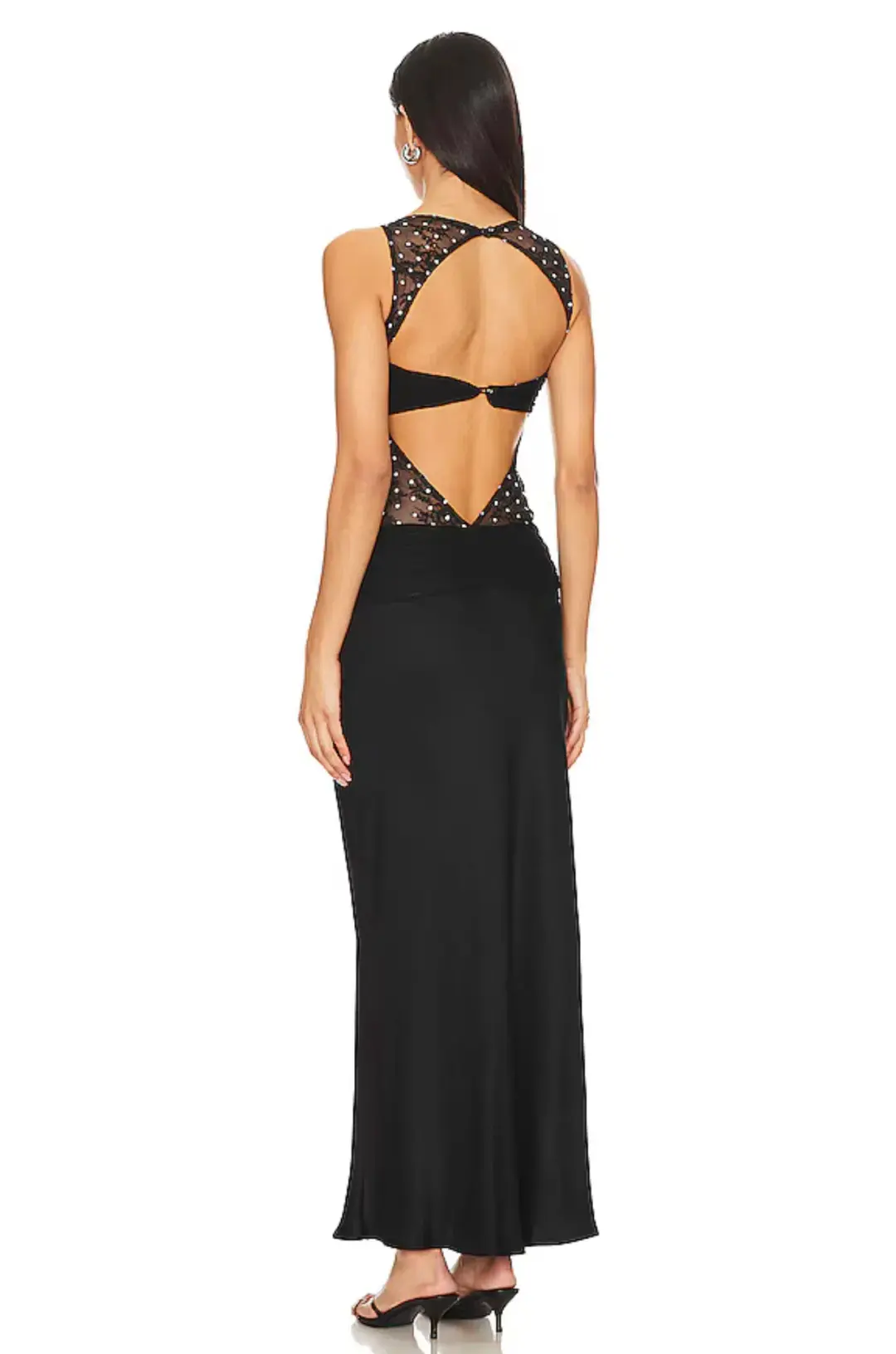 Pfeiffer Maxi Dress in Black Size AU 6 for rent on The Volte - main image