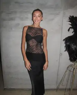 Pfeiffer Maxi Dress in Black Size AU 6 for rent on The Volte - image 5