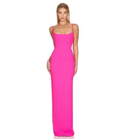 Nookie Bailey Gown Neon Pink Size Small for rent on The Volte - image 1