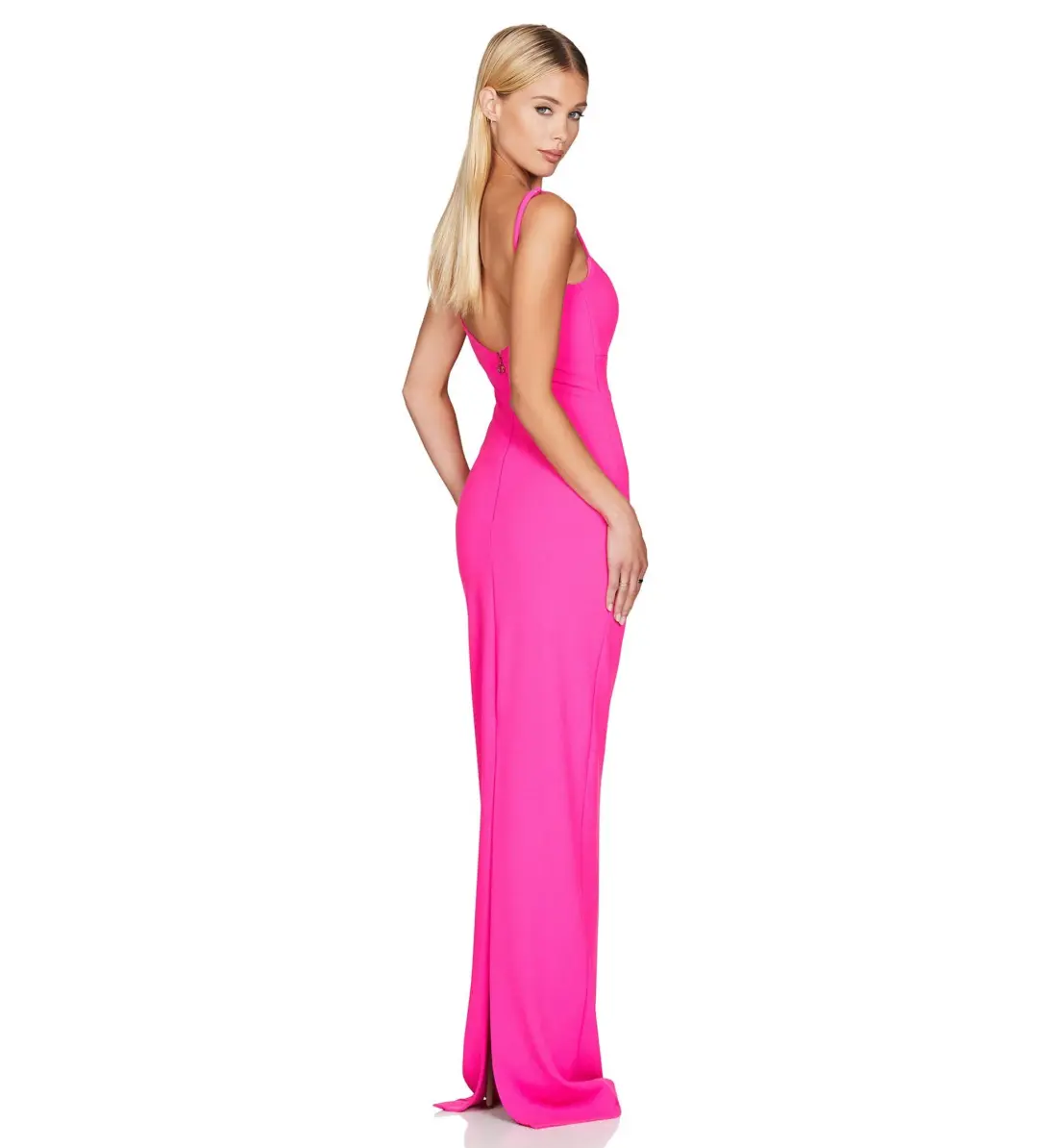 Nookie Bailey Gown Neon Pink Size Small for rent on The Volte - main image