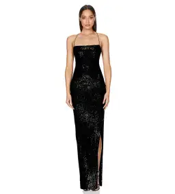 Nookie Leilani Gown Black Size M/Au 10 for rent on The Volte - image 1