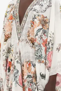 Camilla De Haar Memoirs T-Shape Long Kaftan Floral One Size for rent on The Volte - image 6