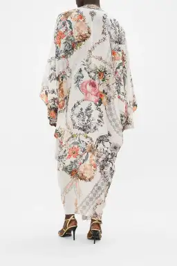 Camilla De Haar Memoirs T-Shape Long Kaftan Floral One Size for rent on The Volte - image 3