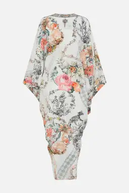 Camilla De Haar Memoirs T-Shape Long Kaftan Floral One Size for rent on The Volte - image 9