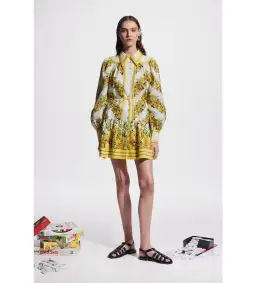 Alemais Gisela Mini Dress Floral Size AU 16 for rent on The Volte - image 1