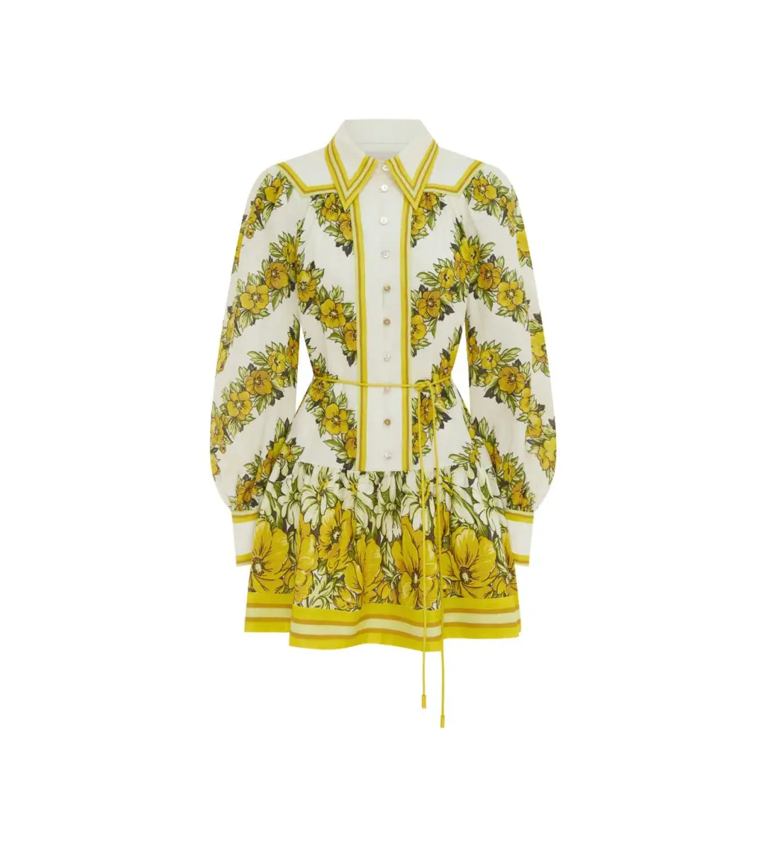 Alemais Gisela Mini Dress Floral Size AU 16 for rent on The Volte - main image