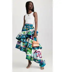 Alemais Guardian Tiered Ruffle Skirt Multi Size AU 14 for rent on The Volte - image 1