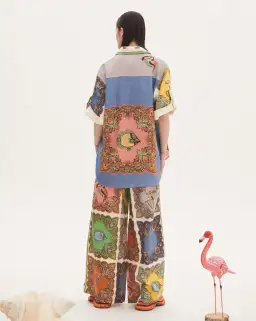 Alemais Trippy Troppo Shirt And Pant Set Multi Size 14 for rent on The Volte - image 2