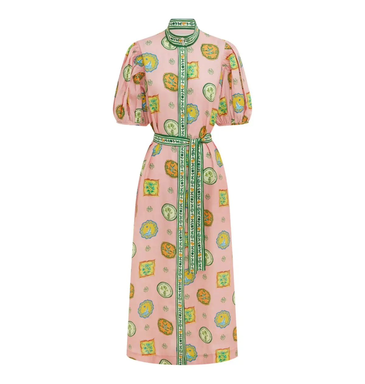 Alemais Porcelain Shirtdress Print Size AU 14 - Image 4
