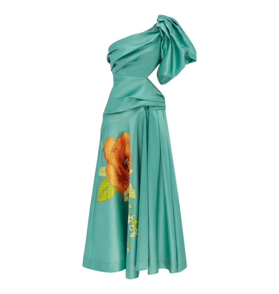 Alemais Regent Gown Jade Green Size AU 16 for rent on The Volte - main image