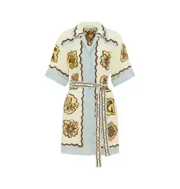 Alemais Relic Mini Dress Print Size AU 16 for rent on The Volte - image 4