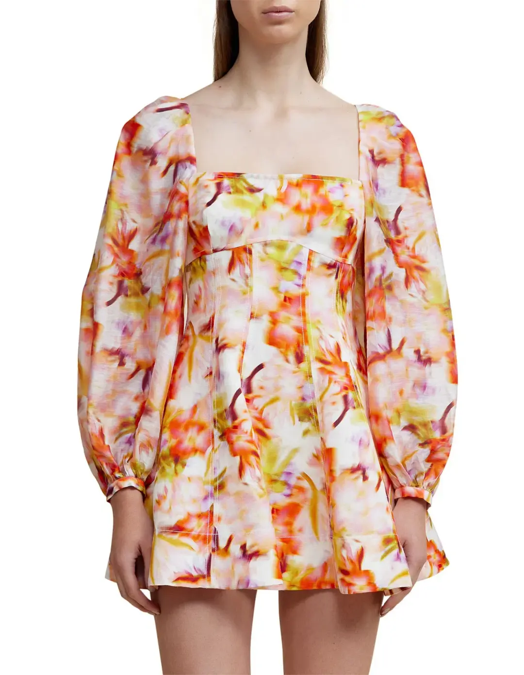 Acler Ardanary Mini Dress In Rogue Medley Size 12 for rent on The Volte - main image