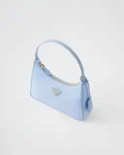 Prada Re-Edition 2005 Re-Nylon & Saffiano Mini Bag Pale Blue for rent on The Volte - image 2