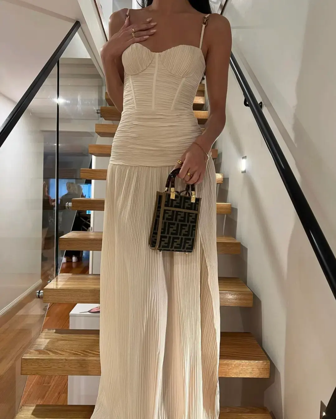 Manning Cartell Double Time Pleat Dress - Size 4 for rent on The Volte - main image