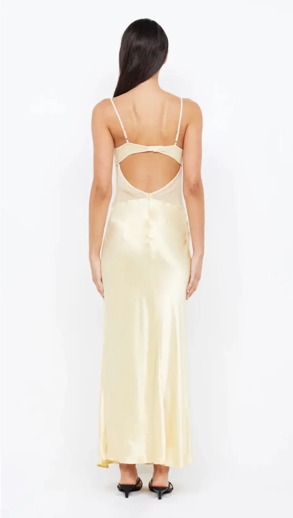 Bec & Bridge: Margot V Maxi Dress Butter Yellow - Size 6 for rent on The Volte - main image
