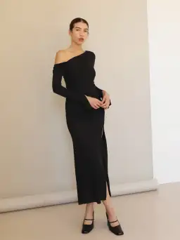 Bec & Bridge Monette Asym Maxi Dress Black - Size 6 for rent on The Volte - image 3