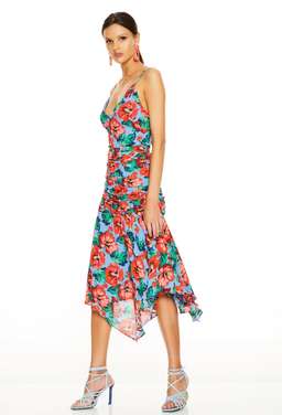 Talulah Luscious MIDI Dress — Red Print for rent on The Volte - image 3