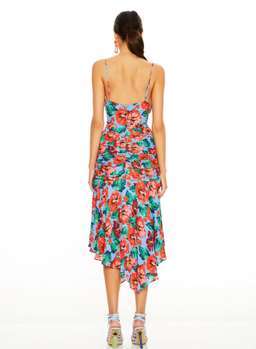 Talulah Luscious MIDI Dress — Red Print for rent on The Volte - image 2