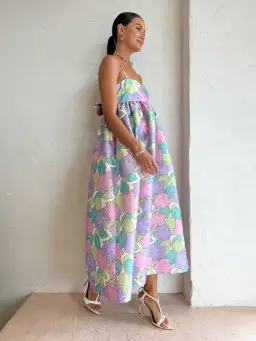 Alemais Luella Midi Dress In Lilac Size AU 16 for rent on The Volte - image 3