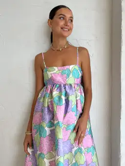 Alemais Luella Midi Dress In Lilac Size AU 16 for rent on The Volte - image 2