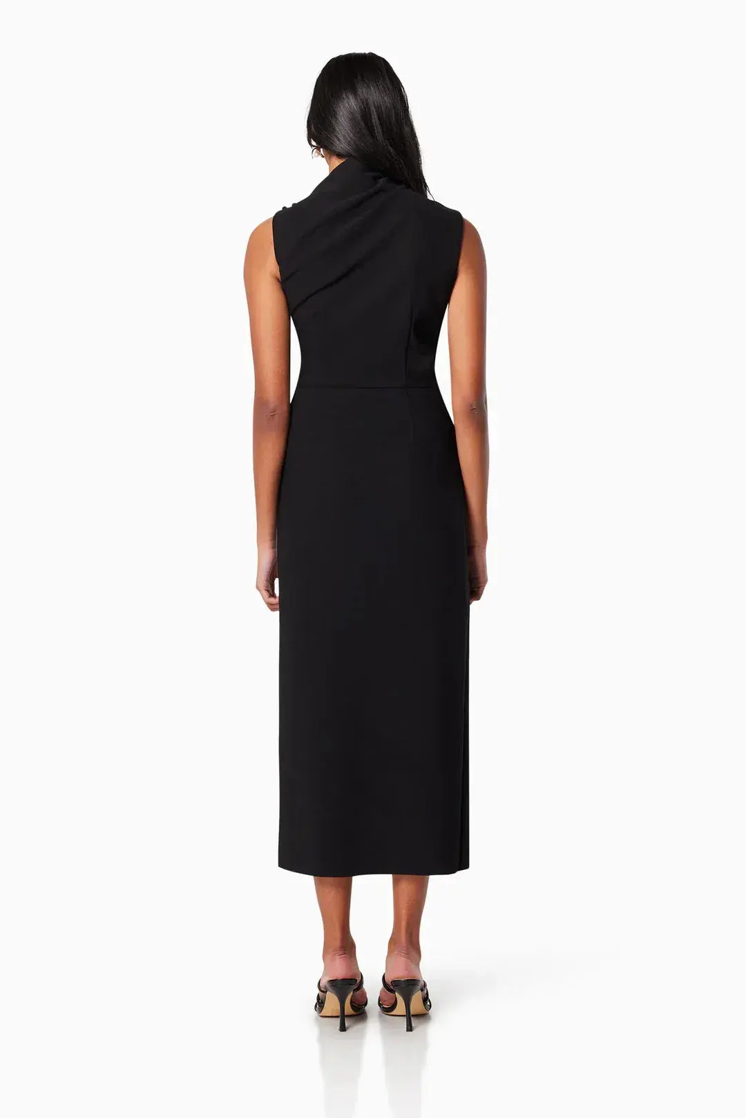 Elliatt Genoa Midi Dress Black Size 8 for rent on The Volte - main image