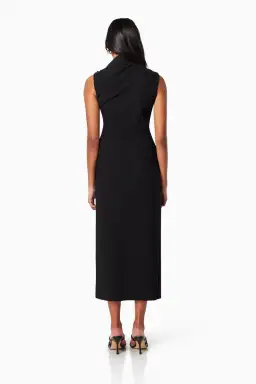 Elliatt Genoa Midi Dress Black Size 8 for rent on The Volte - image 3