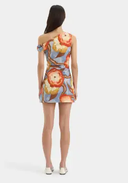 Sir the Label Avery Twist Mini Dress Camellia Print Size 12 for rent on The Volte - image 3