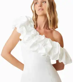 Elliatt Amelie Party Dress White Size 8 for rent on The Volte - image 2