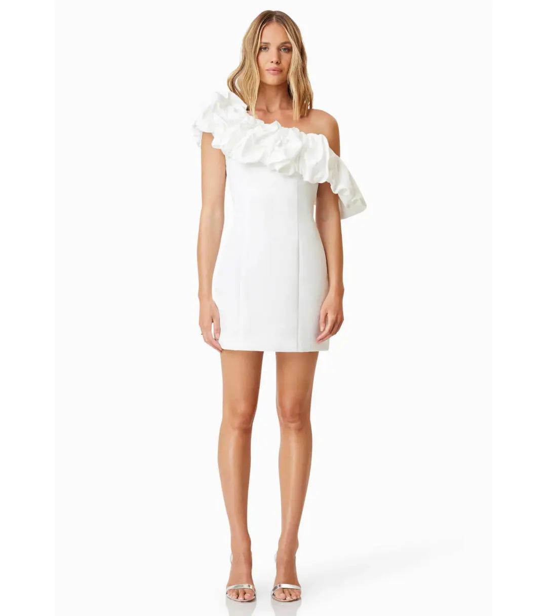 Elliatt Amelie Party Dress White Size 12 for rent on The Volte - main image