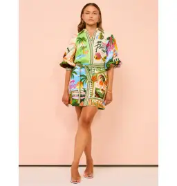 Alemais Paradiso Mini Dress Multi Size AU 14 for rent on The Volte - image 1