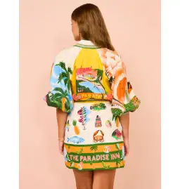 Alemais Paradiso Mini Dress Multi Size AU 14 for rent on The Volte - image 3