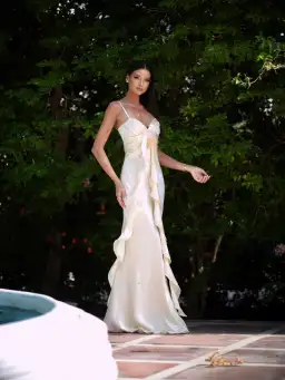 Love by Aisha Lilibeth Dress In Cream Size S / AU 8 for rent on The Volte - image 2