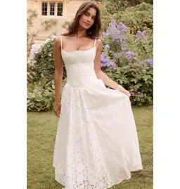 House Of Cb Lorina Corset Top And Francine Skirt White Size S / AU 6 for rent on The Volte - image 2