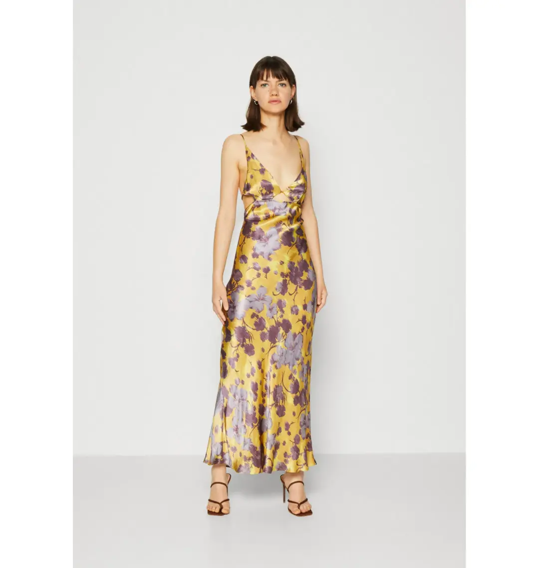 Bec & Bridge Indi Strappy Maxi Dress in Floral Size AU 10 for rent on The Volte - main image
