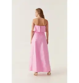 Aje Shallows Strapless Gown Bon Bon Pink Size AU 10 for rent on The Volte - image 3
