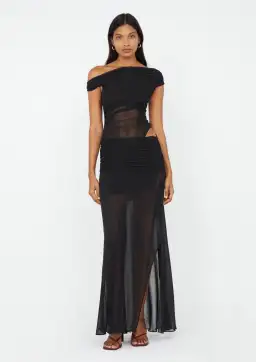 Bec & Bridge Zeila Asym Dress Black Size 16