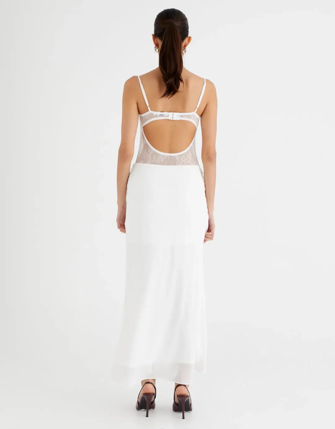 BENNI Gabriel Maxi Dress White Size S / AU 8 for rent on The Volte - main image