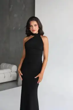 Natalie Rolt Fabienne Gown Black Size 1 / AU 8 for rent on The Volte - image 2