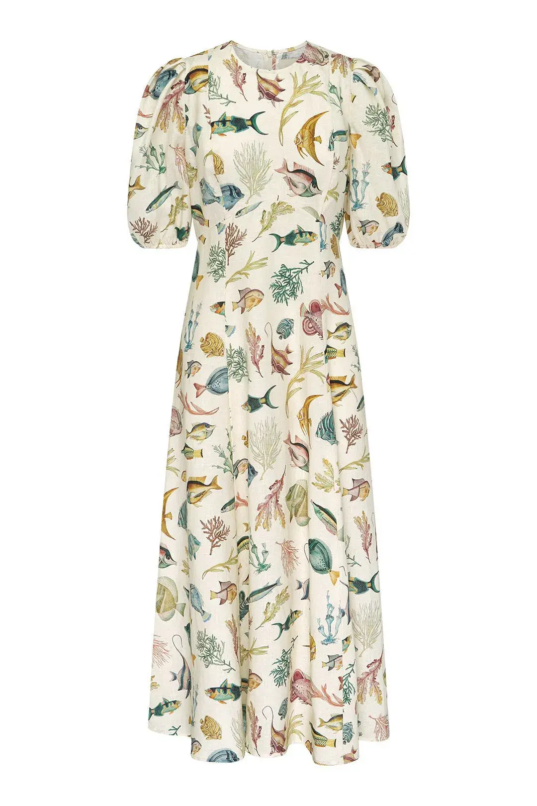Alemais Wanda Midi Dress in Print Size 8 for rent on The Volte - main image