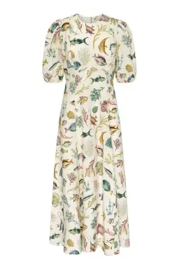 Alemais Wanda Midi Dress in Print Size 8 for rent on The Volte - image 3
