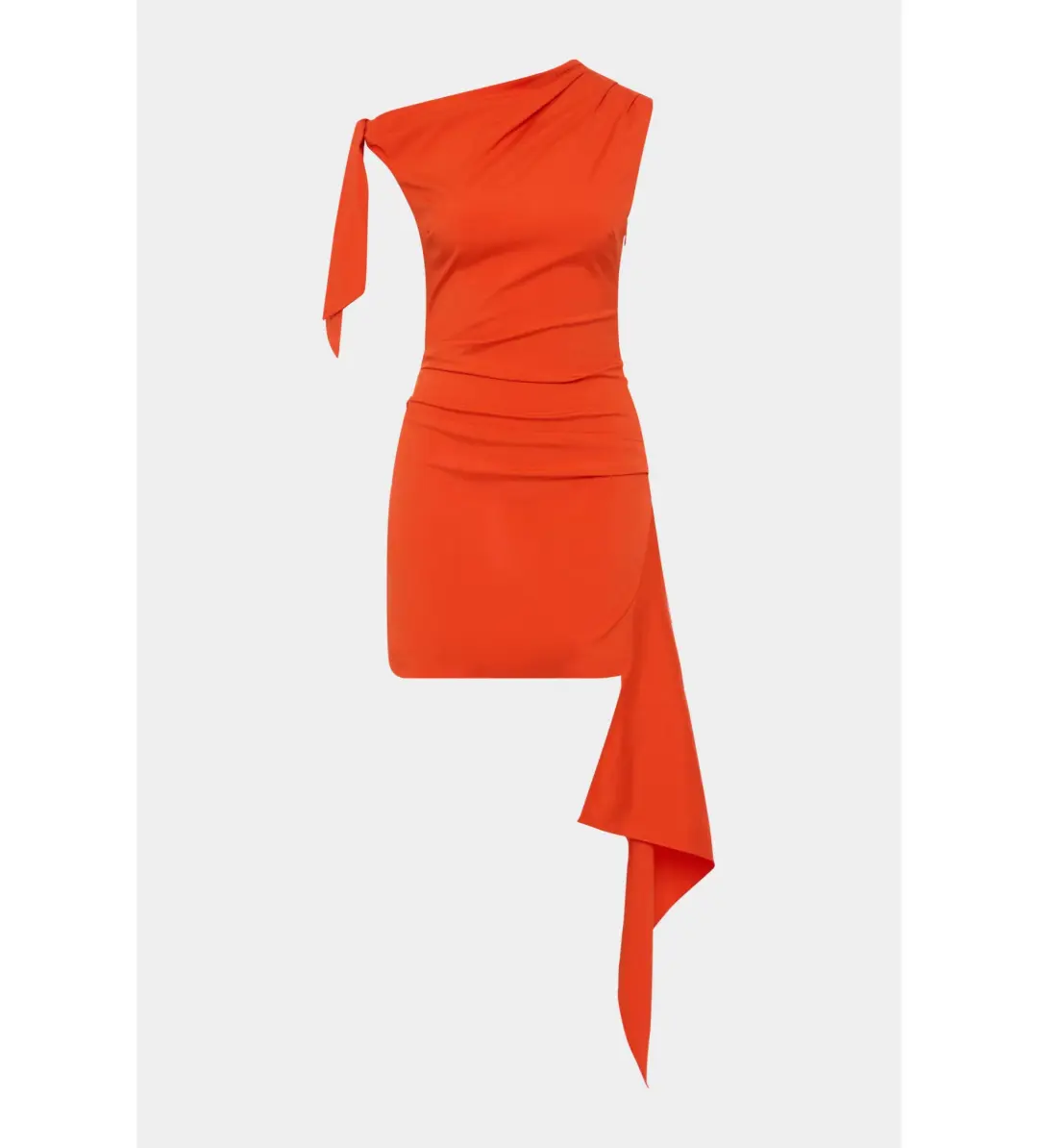 Sir The Label Dahlia Mini Dress in Tangerine Size 2/Au 10 for rent on The Volte - main image