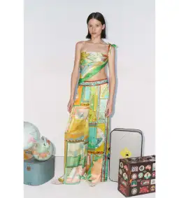 Alemais Atlas Scarf and Pant Set Print Size 8 for rent on The Volte - image 1