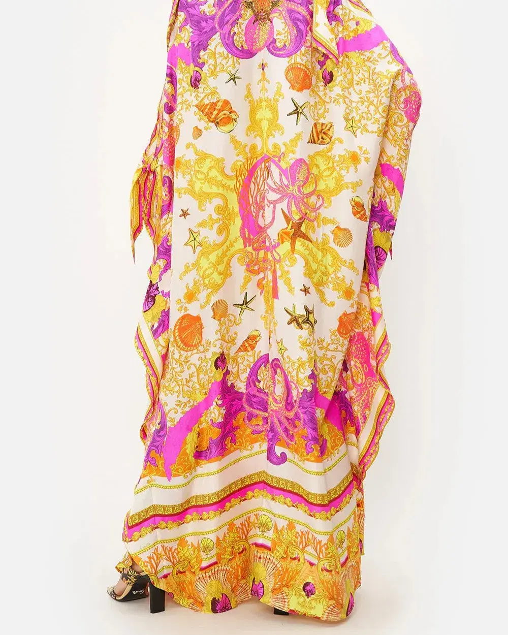 Camilla Squid Squad Scarf Tie Kaftan One Size for rent on The Volte - main image