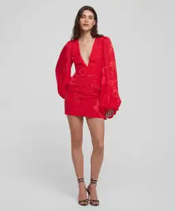 Rat & Boa Isabella MIni Dress Red Size S / AU 8 for rent on The Volte - image 1