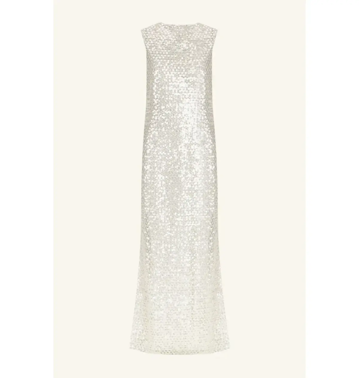 Shona Joy Asteria Midi Dress Silver Size AU 8 - Image 6