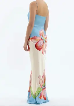 Rebecca Vallance Orchid Oasis Strap Gown Print Size AU 8 for rent on The Volte - image 3