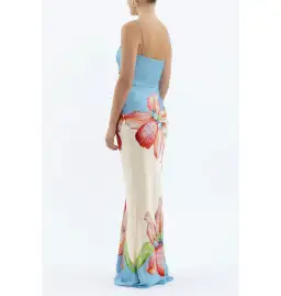 Rebecca Vallance Orchid Oasis Strap Gown Print Size AU 10 for rent on The Volte - image 2